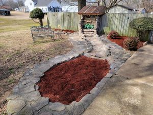 <p>Our Mulch Installation service is a great way to improve the appearance of your property and protect your plants and trees. We will install mulch in your yard to help retain moisture, keep weeds at bay, and add a touch of color.</p> for Stocker Lawn Care in  Portia, Arkansas