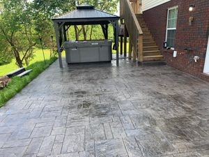 We provide decorative concrete services to enhance your home's look and feel, with options ranging from stamping to staining and more. for Hellards Excavation and Concrete Services LLC in Mount Vernon, KY