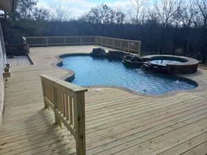 Our Decks service provides efficient and reliable deck construction and repair solutions for homeowners, ensuring durable and aesthetically pleasing outdoor spaces. for McCain's Construction and Handyman Services  in Denton, TX