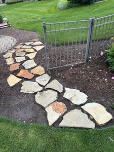 Enhance your outdoor living space with our expertly designed paver patio solutions, combining functionality and beauty to create a stunning area perfect for entertaining or relaxation in your own backyard. for Blakescape in Elkhart, IN