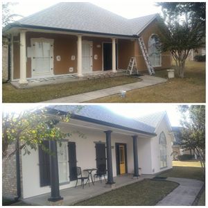 Our Exterior Painting service offers professional and transformative paint jobs for the exterior of your home, enhancing its appearance and protection against weather elements. for All South Painting in Erath, LA