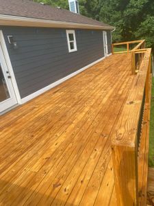 Our Deck & Patio Cleaning service is the perfect way to clean and restore your deck or patio. We use a powerful pressure washer to clean the surface, and then finish with a soft wash to remove any remaining dirt or grime. for Central KY Pressure Washing in Richmond, KY