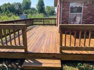Our Deck & Patio Cleaning service will restore your outdoor living space to its former glory with our professional pressure and soft washing techniques. for Prime Time Power Wash in Indianapolis, Indiana