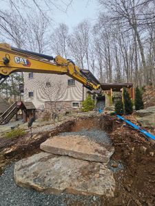 Our Residential & Commercial Excavation services ensure precise, efficient site preparation for any project. From foundations to grading, our expert team delivers safe and reliable solutions tailored to your specific needs. for Vandermeer Stone and Excavation in Wayne County, PA
