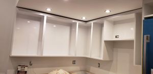 Our carpentry services offer homeowners exceptional craftsmanship for all projects, including custom cabinetry and detailed trim work, ensuring beautiful and durable enhancements that elevate your home's aesthetic and functionality. for H&M Construction and Painting in Whitman, MA
