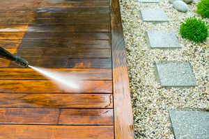 Make your deck and patios look brand new after the winter weather. It will really make your backyard pop! for What A Price - Exterior Washing Services in Four Corners, FL