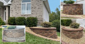 Our Retaining Walls service provides expert craftsmanship and durable materials to help prevent soil erosion, improve drainage, and enhance the aesthetics of your property for long-lasting curb appeal and functionality. for Second Nature Landscaping in Lake City, Minnesota