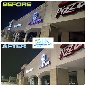 Our Commercial Exterior Cleaning service helps businesses maintain a professional, welcoming appearance by removing dirt, grime, and other build-up from the exterior of their property using safe and effective cleaning methods. for ALK Exterior Cleaning, LLC in Burden, KS