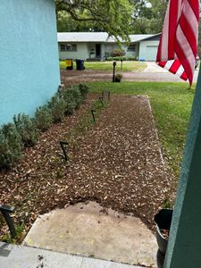 Our Fall Clean Up service includes leaf removal, lawn mowing, garden bed cleanup, and debris removal to prepare your yard for the winter season. Contact us today for a pristine outdoor space. for Estrada All Pro Lawn Service in Auburndale, Florida