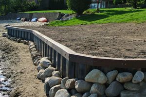 Our Retaining Wall service provides expert installation of sturdy and visually appealing walls that help prevent soil erosion, create beautiful terraced gardens, and add functionality to your outdoor space. for E&T Outdoor Pros in LaGrange, GA