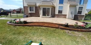 Transform your outdoor space with our expert stamped concrete installation, offering beautiful, durable surfaces that mimic natural stone or brick at a fraction of the cost, enhancing both aesthetics and value. for C&V Cement in Warren, MI