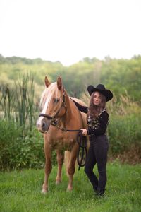 Learn horse safety, essential knowledge, grooming, saddling, and capture memorable photos of yourself mounted on a horse. It's the next step in your journey of understanding and connecting with these magnificent animals. for Blue Stone Farm in Wantage, NJ