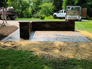 Our Patio Construction service offers a beautiful and affordable way to enhance your home. We can create a custom patio for you that will be perfect for relaxing or entertaining. for Ultimate Landscaping LLC in Lake Country, WI