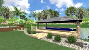 Our Landscape Design 3D Rendering service takes your ideas and turns them into a realistic vision, allowing you to experience your dream landscape before construction begins. for HT Outdoor Living in Freeport,  FL