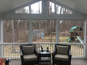 Transform your outdoor space with our professional Deck & Patio Installation service, offering customized designs and quality craftsmanship to create the perfect retreat for relaxation and entertainment right at home. for AP Design Build in Pembroke, MA