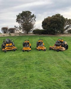 Our lawn mowing service is the perfect solution for busy homeowners who want a well-manicured lawn without the hassle of doing it themselves. We offer weekly, biweekly, or monthly service to meet your needs and keep your yard looking great all season long. for From the Ground Up Landscaping & Lawncare in New Lenox, IL