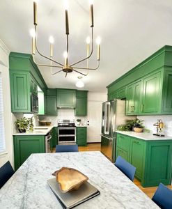 We offer kitchen and cabinet refinishing services to give your cabinets a fresh, new look without the expense of replacing them! for KC Finishing LLC in Kansas City, MO