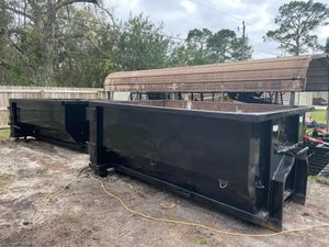 Our 10 Yard Dumpster rental service is perfect for small clean-ups and home improvement projects. We deliver the dumpster to your driveway, you fill it up, and we haul it away when you're done! for Brevard Dumpsters in Palm Bay, FL