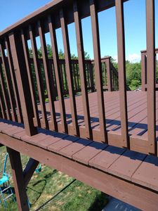 Our professional Deck Staining service will protect and enhance the beauty of your outdoor space, ensuring long-lasting durability and a refreshed look for your home. for Elite Pro Painting & Cleaning Inc. in Worcester County, MA