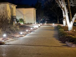 We provide high-quality outdoor lighting services to give your home a beautiful, illuminated look and feel at night. for Platinum Landscape Design LLC in San Angelo, Texas