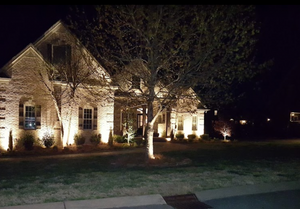 Enhance your home's beauty and security with our expert landscape lighting design and installation. We create custom lighting solutions that highlight your property's features, offering both aesthetics and functionality after dark. for Green Ventures Landscaping in Murfreesboro, TN