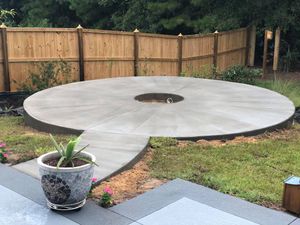 Our Patios service provides a beautiful and durable outdoor living space for your home. We offer custom designs and high quality concrete installation. for Luis Concrete On Demand in Ladson, South Carolina