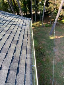 Cleaning debris out of gutter systems is crucial to prevent overflowing gutters and water landing at your home's foundation. We also inspect downspouts and unclog if necessary to ensure proper draining. for Prime Time Pressure Washing & Roof Cleaning in Moyock, NC