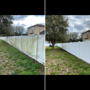 Our Fence Washing service effectively removes dirt, grime, and mildew from your fences using high-pressure or soft washing techniques for a cleaner and more appealing outdoor space. for Zachs Pressure Washing  in Tampa, FL