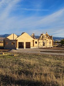 Clean lines, natural materials, and strong structural design define our mountain modern timber frame homes. These homes are built to match the beauty of Teton Valley while offering modern comfort and efficiency. for Hansen Construction & General Contractor in Teton Valley, ID