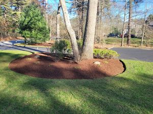 We provide professional mulch installation services to help enhance the beauty of your outdoor space. Our team ensures quality and fast service for a great look! for Reyky Landscaping & Masonry LLC in Providence,  RI