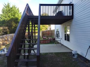 If you are looking to give your deck a new look, our deck staining service is perfect for you! We will stain your deck using the best quality products available, and it will look great when we are finished. for Fricks Home Services in Flowery Branch, GA