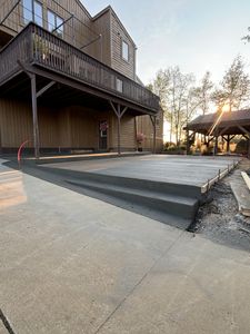 Our Residential and Commercial Concrete service offers durable, attractive concrete solutions for driveways, walkways, patios, and more. What is concrete? It's the foundation of lasting beauty in your outdoor spaces. for Kunkle & Sons Property Maintenance in Akron, OH