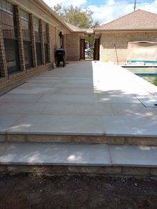 Our Natural Stone Hardscape service offers homeowners beautiful and durable stone structures such as patios, walkways, and retaining walls to enhance their outdoor space. for Guzman's Landscaping Services in Austin, TX