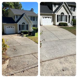 Our Concrete Cleaning service utilizes high-pressure equipment and effective techniques to remove dirt, grime, and stains from your driveway, walkways, patio or any concrete surface. for Critts Pressure Washing in Hillsborough, NC