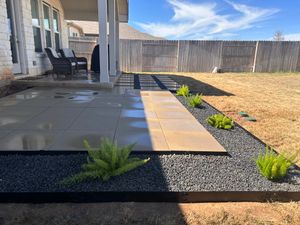 We specialize in creating custom outdoor living spaces using high quality patio materials. Let us design and build your dream patio! for 5th Star Landscaping LLC. in Bastrop, TX