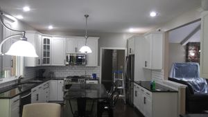 Our Kitchen and Cabinet Refinishing service offers homeowners the opportunity to transform their kitchen by refreshing and updating the appearance of their cabinets through professional painting or staining techniques. for All Colors Painting in Monroe, MI