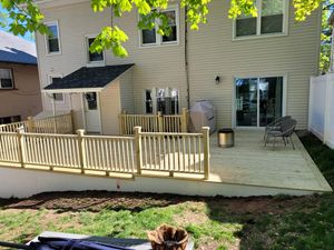 Transform your outdoor space with our expert deck and patio installation services. We deliver custom designs, quality craftsmanship, and durable materials to create the perfect oasis for relaxation and entertainment. for Henry's Next Level Home Improvement in East Orange, NJ