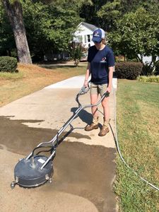 Hardscape Cleaning is the process of cleaning and restoring outdoor hardscapes such as walkways, patios, driveways, and retaining walls. Our Pressure Washing & Soft Washing company offers this service to homeowners in order to keep their property looking its best. for AmeriClean Power Washing Services in Gainesville, GA