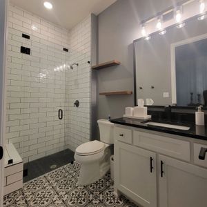 Our Bathrooms service offers professional renovation and remodeling solutions to enhance your bathroom's aesthetics, functionality, and overall value for a more comfortable and luxurious living experience. for RR Painting Express in Springtown, TX