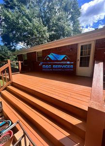 Our Deck & Patio Cleaning service is the perfect way to clean and revive your outdoor living spaces. Our experienced professionals use high-pressure washing and soft washing techniques to clean every nook and cranny, removing built-up dirt, grime, and stains. for D&C Services in Atlanta, GA