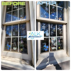 Our professional window cleaning service ensures streak-free and sparkling clean windows, enhancing the appearance of your home or office and allowing more natural light to enter. Contact us for a free estimate today! for ALK Exterior Cleaning, LLC in Burden, KS