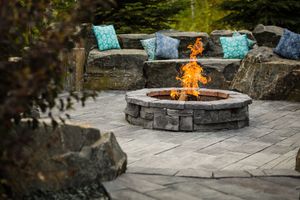 Enhance your outdoor living space with our custom fire pits, crafted for warmth and ambiance. Perfect for relaxation or entertaining, each design blends seamlessly into your landscape and complements every style. for All Green Landscapes in Phoenix, AZ
