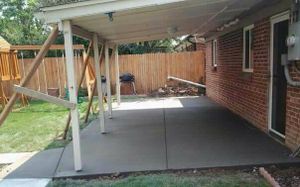 Transform your outdoor space with our expert patio design and installation services. We craft durable, stylish concrete patios tailored to enhance your home's aesthetic and provide a perfect area for relaxation. for Tiny Concrete & Fence Installs in Aurora, CO