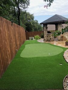 "Our Putting Greens service offers homeowners the opportunity to transform their outdoor spaces into customized and low-maintenance golfing areas that replicate the feel of a professional golf course. for R&R Innovations Contracting  in Dallas, TX