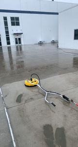 We treat the concrete with an algaecide prior to pressure cleaning to remove any mold or mildew at the source! for Cape Coast Pressure Cleaning & Soft Washing in East Central, Florida