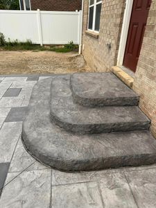 We offer a comprehensive Stair Design & Installation service for homeowners, providing expertly crafted and durable concrete stairs that enhance the beauty and functionality of your property. for D.R. Concrete  in Lincoln Park, MI