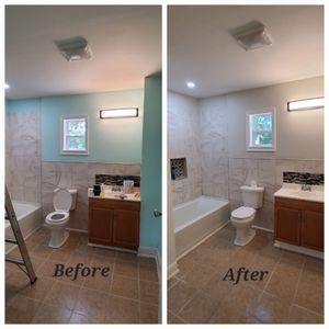 Transform your bathroom into a luxurious and functional oasis with our renovation service. From updated fixtures to custom tile work, we create the perfect space for relaxation and rejuvenation. for Walters Professional Painting & Home Improvements LLC in Frankford, Delaware