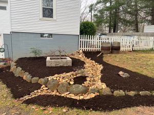 Transform your outdoor space with our Dry Creek & River Beds service, enhancing drainage while adding natural beauty and texture. Perfect for gardens seeking a sustainable and visually appealing water management solution. for Howerton’s Landscaping in Clemmons, NC