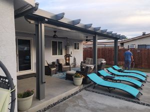 Our Patio Cover Design service offers homeowners the opportunity to enhance their outdoor space by creating a stylish and functional covered area, perfect for relaxation and entertaining. for The Patio Cover Company  in Banning, CA