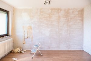Our Wallpaper Removal service helps homeowners effortlessly rid their walls of old, damaged or outdated wallpaper to create a fresh and modern look with our expertise. for Golden Line Painting, LLC in Seattle, WA